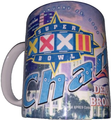 NFL Super Bowl XXXII Champions Denver Broncos  Coffee Mug