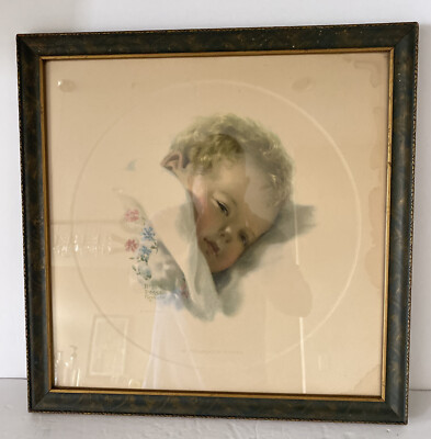 Bessie Pease Gutmann Print On Dreamlands Border Gutmann & Gutmann NY Early 1900