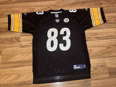 Pittsburgh Steelers Heath Miller Jersey #83 Reebok Black Size Large