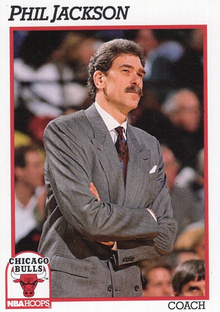NBA90sシカゴブルズ　カード（16枚セット） 1991-92 NBA Hoops Phil Jackson Chicago Bulls Head Coach NBA