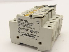LOT OF 5 ALLEN BRADLEY 1492-FB1C30-L /A FUSE BLOCK HOLDER 600V 30A
