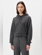 NWT John Elliott Ribbed Terry Hoodie