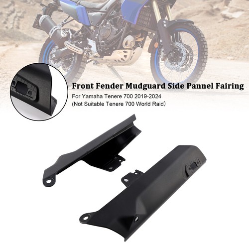 Front Fender Side Panel Protector Fairing For Yamaha Tenere 700 2019-24 Black H8