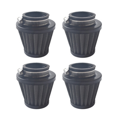 4x Air Filter Pod 38-40mm For Honda CB750 550F Suzuki GS550 Kawasaki KZ650 KZ550