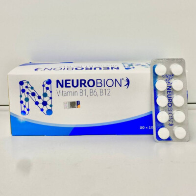 Neurobion Vitamine B1 B6 B12 - 4 Boîtes De 60 Comprimés - Pour Les Nerfs Et Le Bien-être Général