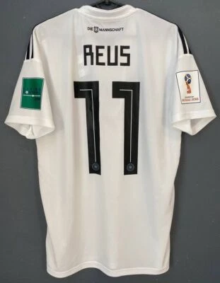 MAILLOT DE FOOTBALL HOMME NEUF ALLEMAGNE 2018/2019 ALLEMAGNE MARCO REUS SOCCER - Photo 1/4