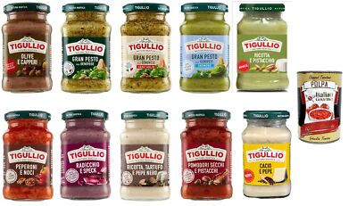 TESTPAKET Star Tigullio Gran Pesto 10x190g Sauce Soße+Italian Polpa 400g
