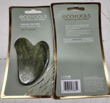 (2 Pack) Ecotools Jade Facial Gua Sha Limited Edition 7685 NeW 100% Vegan