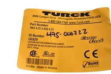 NEW Turck RKS 4.5T-2-RSS 4.5T Cordset, Straight M12, Female to Male, 2 m, 5 Wire