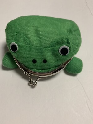 Naruto Inspired Gama-Chan Frog Toad Coin Purse 4”x4” Cosplay Gift