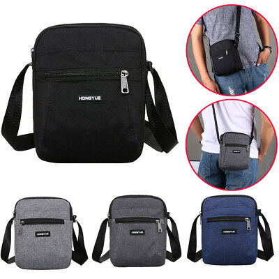 New Fashion Men Weaving Shoulder Messenger Bag Crossbody