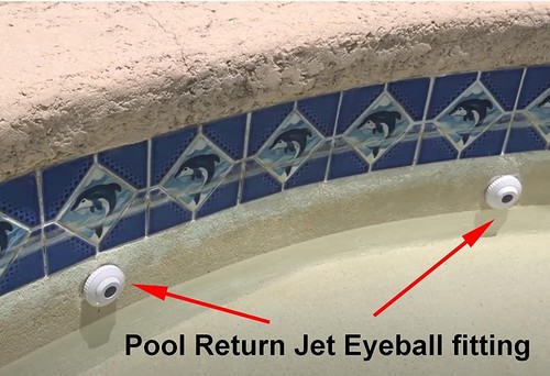 5 pack Pool Spa Hydrostream Return Jet Fitting 3/8" Opening Fits Hayward SP1419B - Picture 5 of 5
