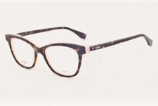 FENDI FF 0256 086 Dark Havana Eyeglasses 50mm