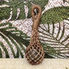 Glass Float Ball Buoy Fishing Fish Net Tiki Decor Blue Bouy