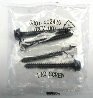 4x LAG Screws Rocketfish Full-Motion TV Wall Mount TVs RF-HTVMM170C RF-HTLF23
