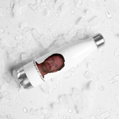 Charge up and JO Stainless Steel Water Bottle