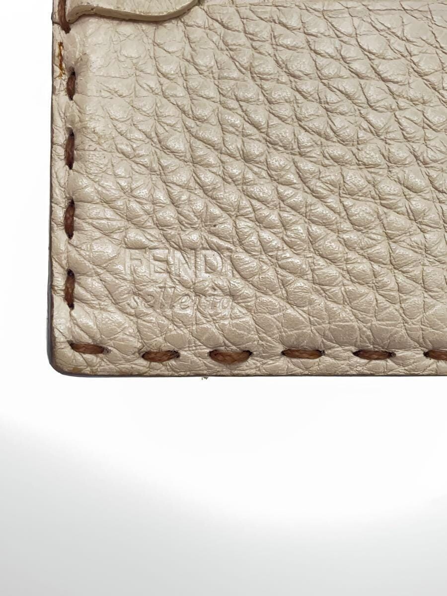 折りたたみ財布 FENDI Wallets Women Leather Pink/Ballet Flats FENDI Baguette FF Logo Pink Calf Leather Micro Trifold