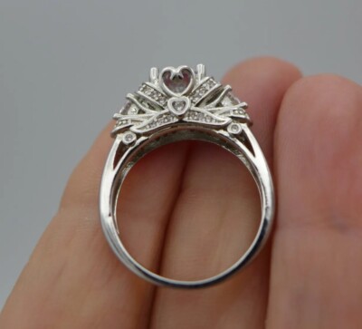 Silver Ring Solitaire ~ $40 Appraisal ~  New Size 7 Bubbly Belle Bath Bomb