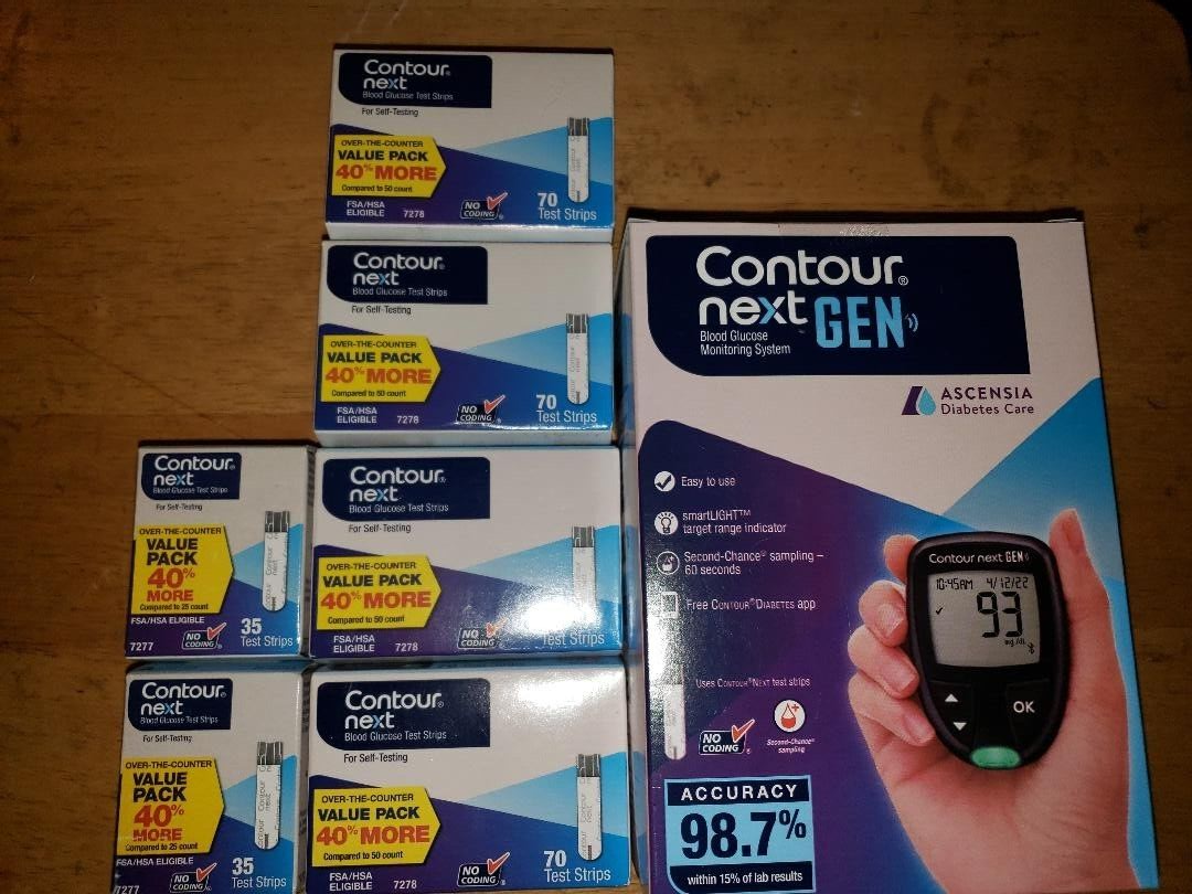 Contour Next Test Strips 6 Boxes 350 Strips Expire 2025 eBay