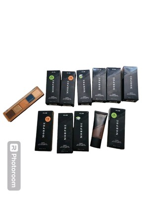 Morphe Fluidity Foundation Lot New 11 Total Plus One Eyeshadow Palette 