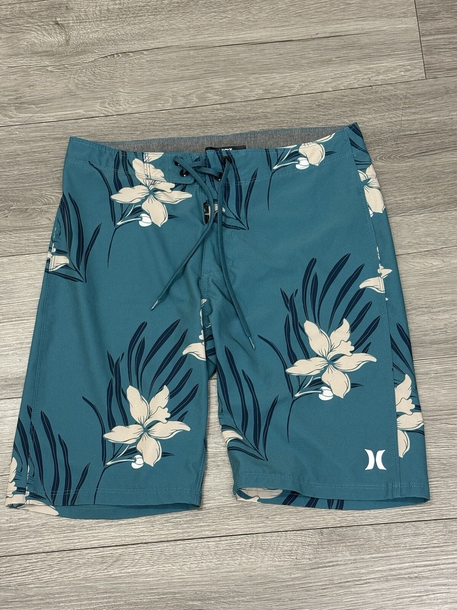 Hurley Stretch Board Shorts Mens Size 28 Wild Flower Shorts