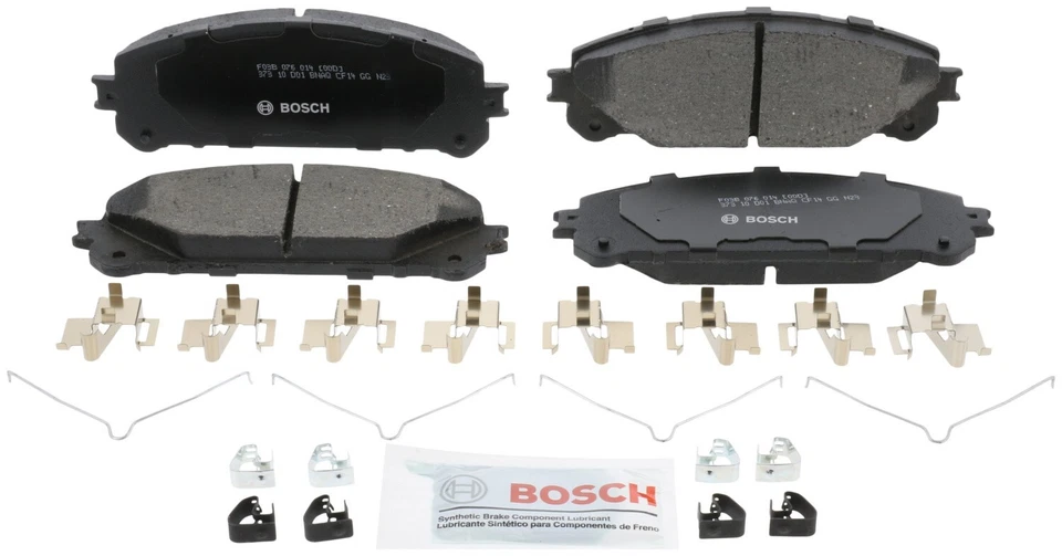 Pastilhas de freio dianteiras de cerâmica para 2023 Toyota Crown 2.5L L4 Bosch QuietCast - Imagem 4 de 4
