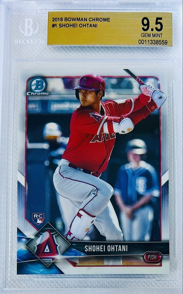 2018 Bowman Chrome Shohei Ohtani RC Rookie Card BGS 9.5