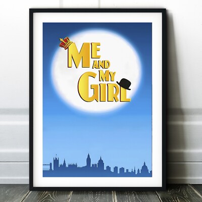 Me & My Girl Das Musical Poster Druck - West End Wandbild Broadway Spiel Theater