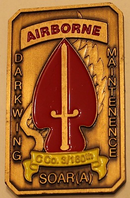 160th SOAR Airborne 3d BN C Co Night Stalkers DarkWing Maint Army