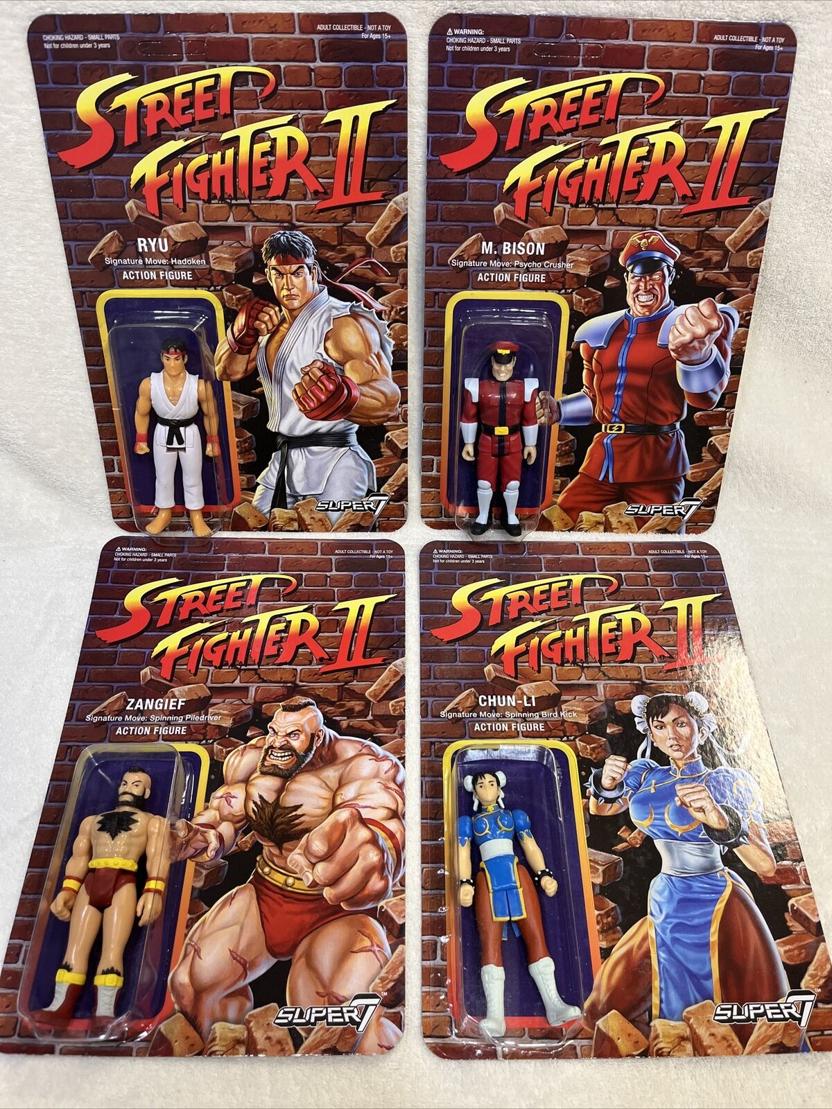 ReAction Street Fighter II Zangief Action Figure Championship Edition  Super7 - ToyWiz