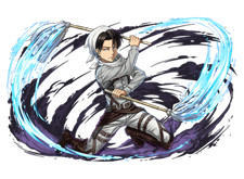 Levi Attack on Titan Weatherproof Anime Sticker 6" Car Decal V2