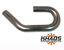 2" U J Combo 304 Stainless Mandrel Bend Exhaust Tubing Pipe Turbo Header SS