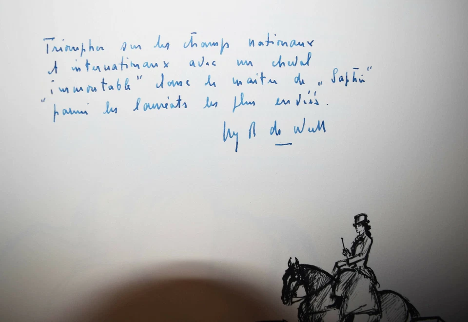 PFERDE - REITSPORT - SIGNIERT - NUMMERIERT - Weck, Messieurs à vos chevaux  - Bild 2 von 4