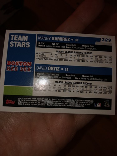 manny ramirez autographed baseball cards - Picture 3 of 4
