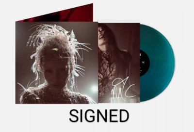 Miley Cyrus Something Beautiful SIGNED Vinyl LP Sea Blue AUTOGRAPHED 2025
