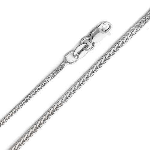0.8mm Square Wheat Chain Necklace 