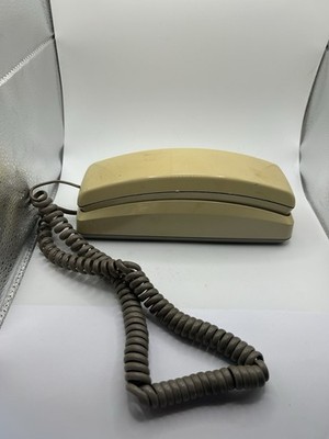 Vintage GE Beige Slim Line Push Button 2-9220nia Telephone Phone Wall or Desk