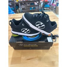 Heelys Wheeled Skate Shoes 13C Kids Black White Brand New Original Box Tool