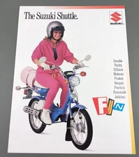 The Suzuki Shuttle FA-50 Factory Spec Sheet Sales Ad OEM Brochure 