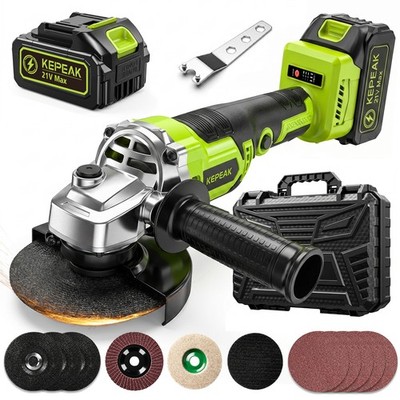 Brushless Angle Grinder For DEWALT 20V Battery – 125mm/5", 10,000 RPM, 3-Speed Settings, M14 Spindle, Metal Guard – Tool Only (No Battery/Disc)