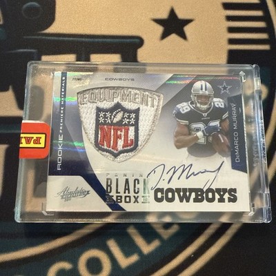 1/1 Demarco Murray 2011 Absolute ROOKIE PATCH NFL SHIELD Black Box Cowboys Used
