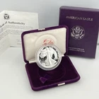 1988-S $1 American Silver Eagle 1 oz Fine Bullion Proof Coin Set with Box & COA