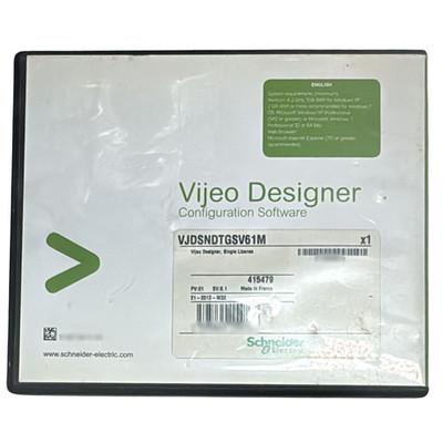 Schneider Electric VJDSNDTGSV61M Vijeo Designer (VJD) SV:6.1 Configuration Softw