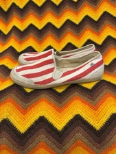 Ugg Canvas Slip Ons Candy Cane Stripes
