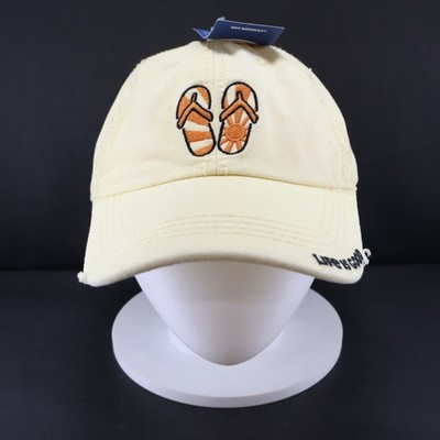 Life Is Good Sandals Adjustable Hat, Yellow, New with Tags