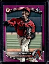 Ricardo Yan 2025 Bowman #BP-31 Fuchsia /299