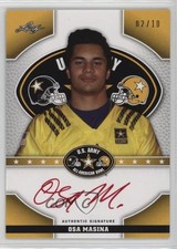 2015 Leaf US Army All-American Bowl Tour Red Ink 2/10 Osa Masina Auto k4s