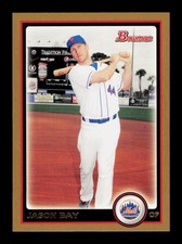 2010 Bowman #154 Jason Bay Gold New York Mets