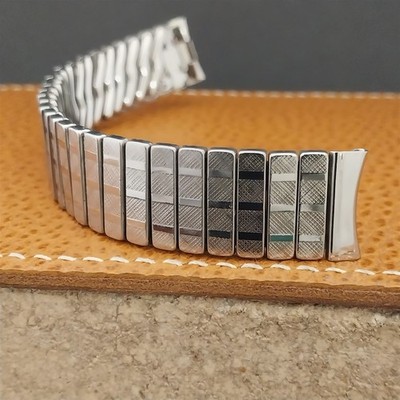 5/8'' Prospect Stainless Steel Scissor Expansion Vintage Watch Band