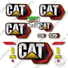 Fits Caterpillar 320GX Decal Kit Excavator - 7 YEAR OUTDOOR 3M VINYL!